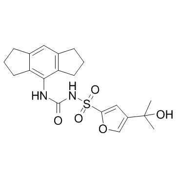 N-((1,2,3,5,6,7-hexahydro-s-indacen-4-yl)carbamoyl)-4-(2-hydroxypropan-2-yl)furan-2-sulfonamide